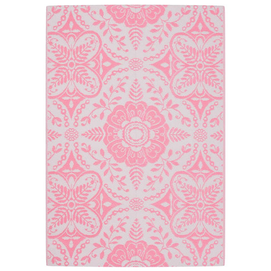 VidaXL Buitenkleed 140x200 cm polypropeen roze