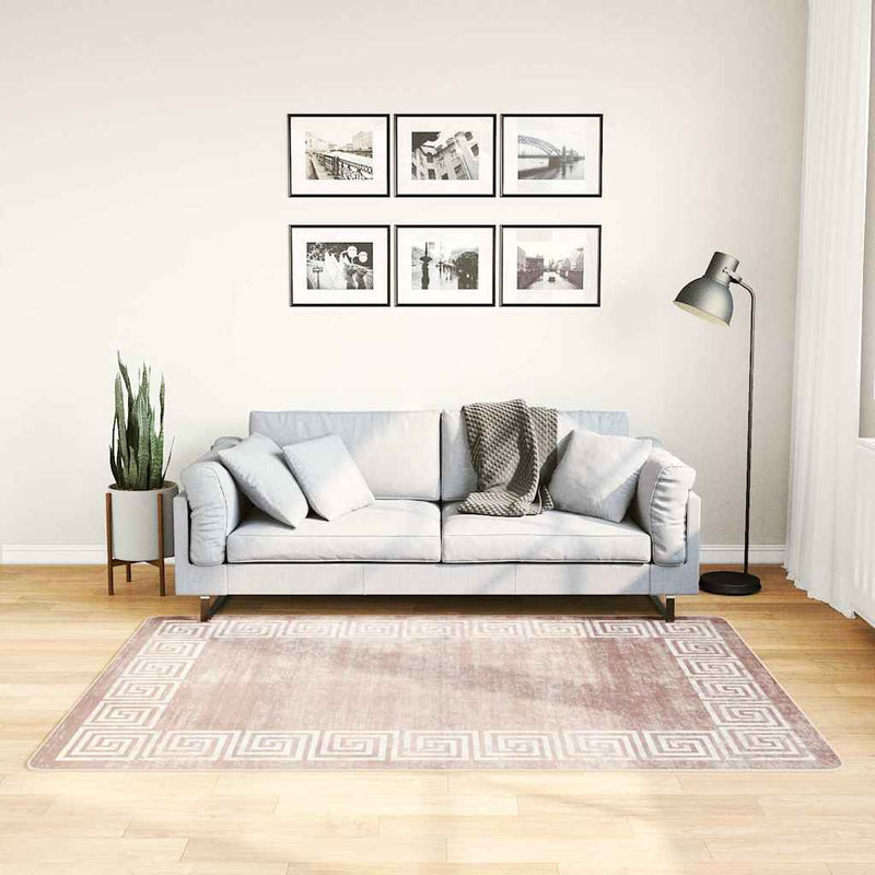 Afbeelding laden in galerijviewer, Vidaxl vloerkleed wasbaar 120x180 cm beige

