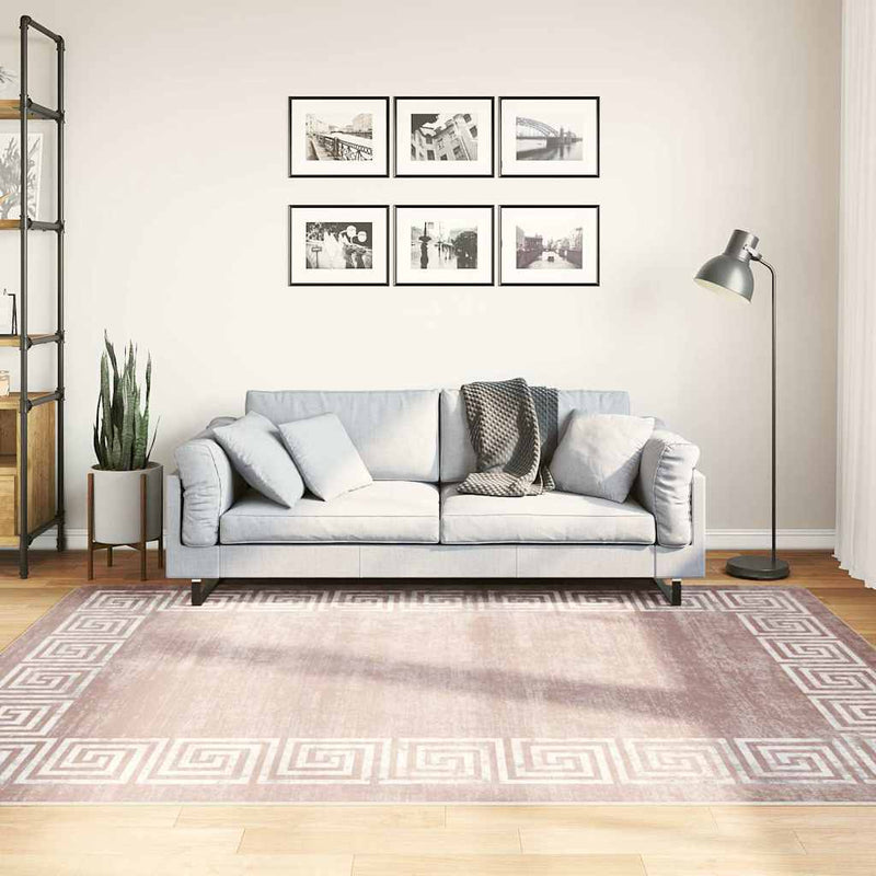Afbeelding laden in galerijviewer, Vidaxl vloerkleed wasbaar 160x230 cm beige
