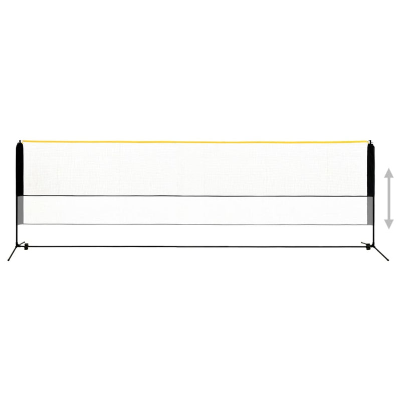 Afbeelding laden in galerijviewer, Vidaxl badmintonnet verstelbaar 500x103x94-158 cm metaal
