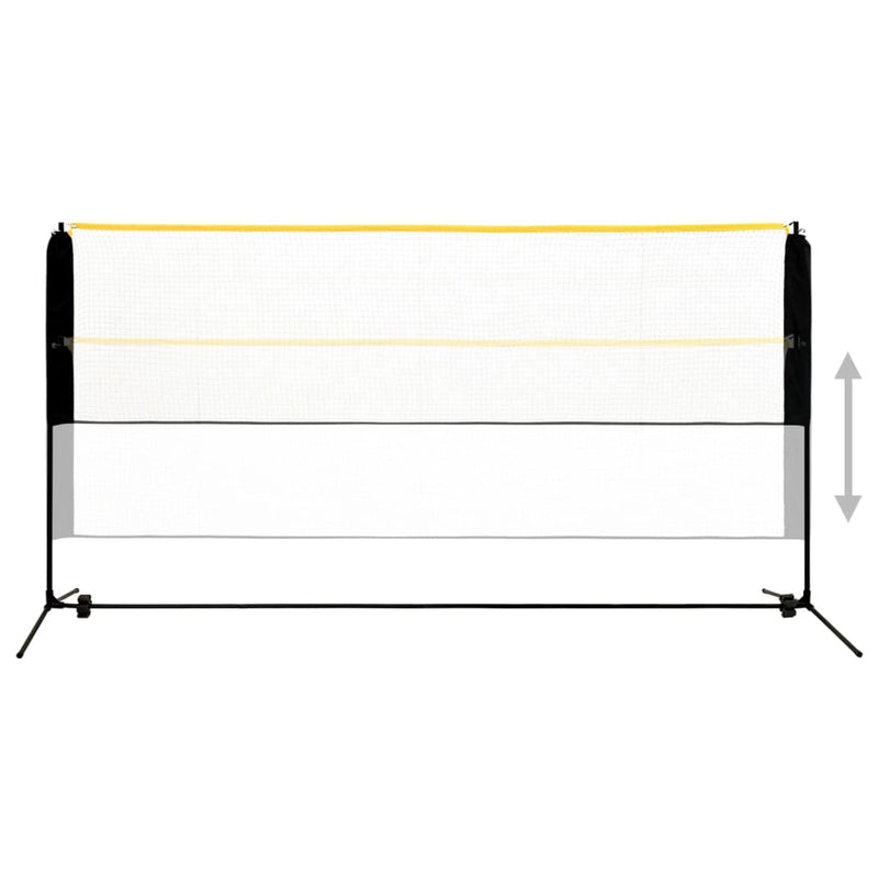 Afbeelding laden in galerijviewer, Vidaxl badmintonnet verstelbaar 300x103x94-158 cm metaal

