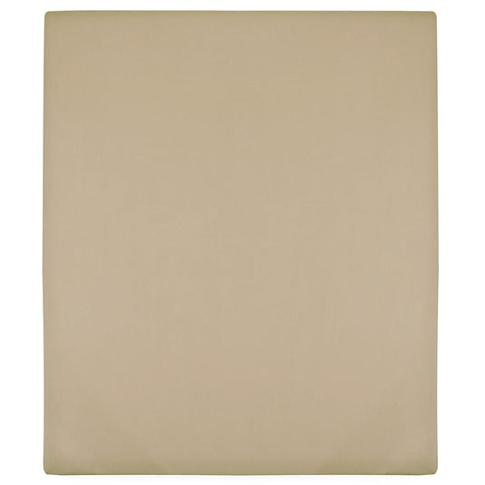 Vidaxl hoeslakens jersey 2 st 100x200 cm katoen taupe