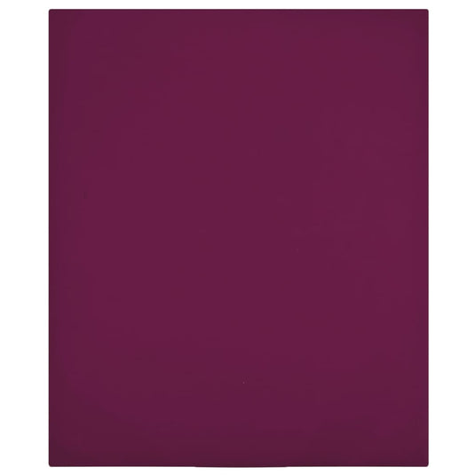 Vidaxl hoeslakens 2 st jersey 160x200 cm katoen bordeauxrood