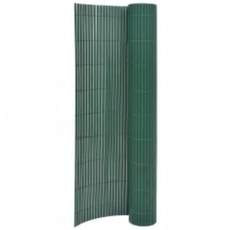 Afbeelding laden in galerijviewer, Vidaxl tuinafscheiding dubbelzijdig 110x400 cm groen
