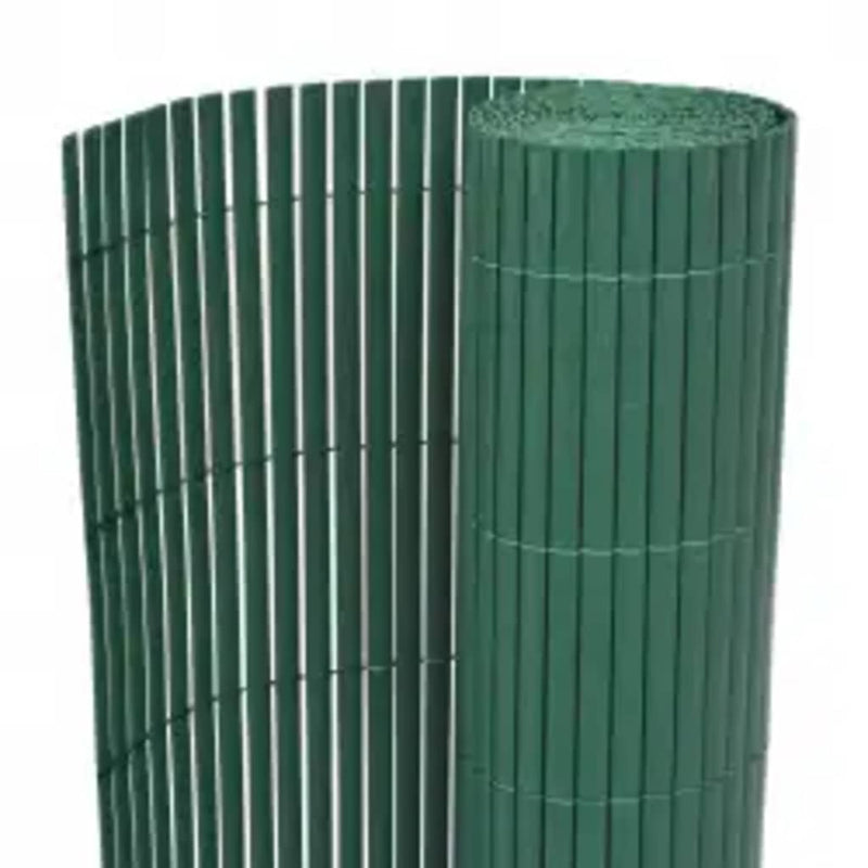 Afbeelding laden in galerijviewer, Vidaxl tuinafscheiding dubbelzijdig 110x400 cm groen
