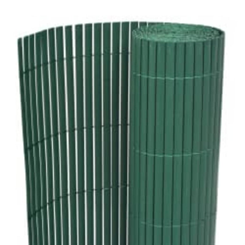 Afbeelding laden in galerijviewer, Vidaxl tuinafscheiding dubbelzijdig 110x500 cm groen
