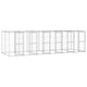 VidaXL Hondenkennel 14,52 m² gegalvaniseerd staal