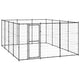 VidaXL Hondenkennel 14,52 m² staal