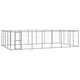 VidaXL Hondenkennel 33,88 m² staal