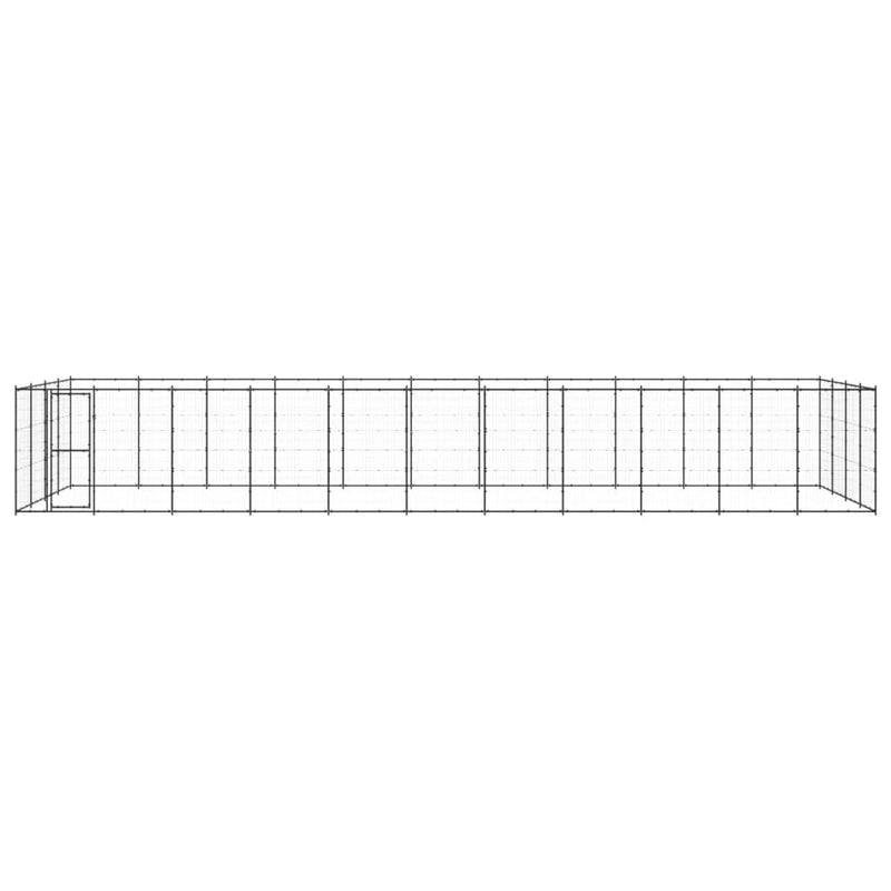 Afbeelding laden in galerijviewer, VidaXL Hondenkennel 53,24 m² staal
