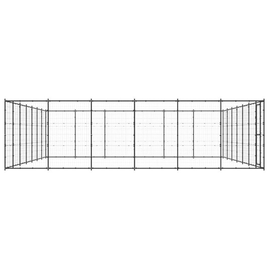 VidaXL Hondenkennel 50,82 m² staal