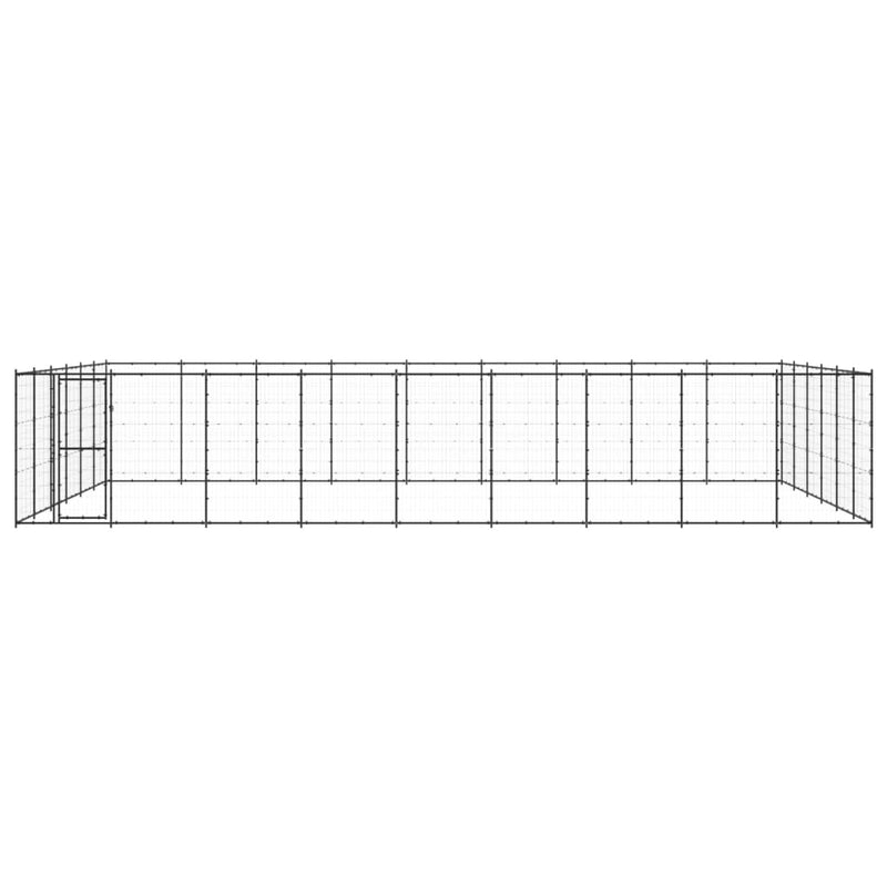 Afbeelding laden in galerijviewer, VidaXL Hondenkennel 65,34 m² staal

