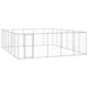 VidaXL Hondenkennel 36,3 m² gegalvaniseerd staal