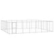 VidaXL Hondenkennel 50,82 m² gegalvaniseerd staal