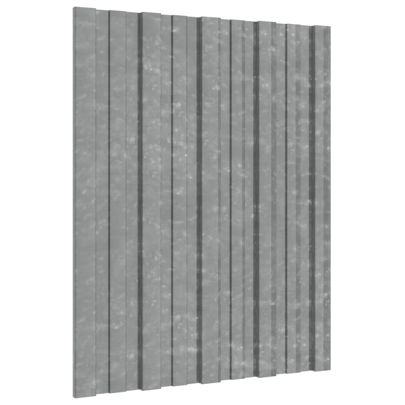 Afbeelding laden in galerijviewer, Vidaxl dakpanelen 36 st 60x45 cm gegalvaniseerd staal zilverkleurig
