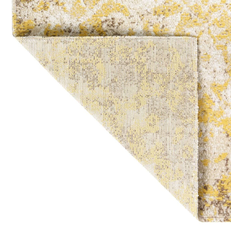 Afbeelding laden in galerijviewer, Vidaxl buitenkleed platgeweven 80x150 cm geel
