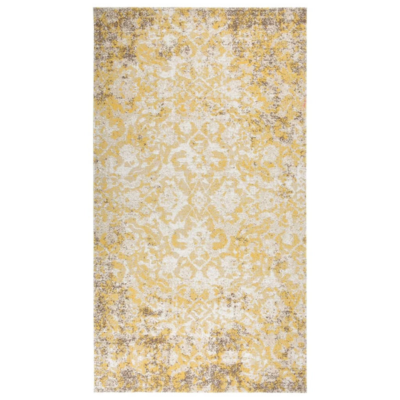 Afbeelding laden in galerijviewer, Vidaxl buitenkleed platgeweven 115x170 cm geel
