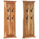 Vidaxl kapstokken 2 st 38x100 cm massief acaciahout