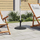 Vidaxl parasolvoet 45x45x30 cm gietijzer zwart