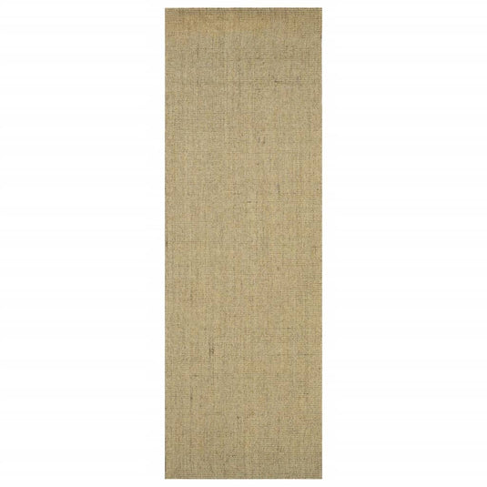 VidaXL Vloerkleed 66x200 cm natuurlijk sisal groen