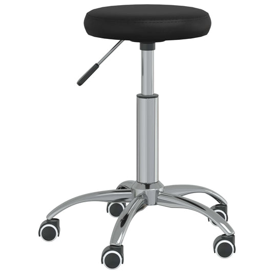 Vidaxl massagekruk kunstleer zwart