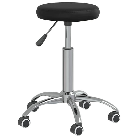 Vidaxl massagekruk kunstleer zwart