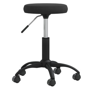 Vidaxl massagekruk fluweel zwart