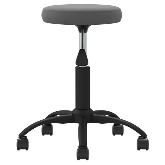 Vidaxl massagekruk fluweel donkergrijs