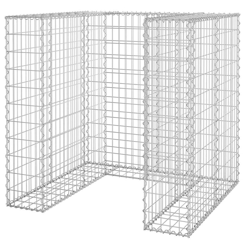 Afbeelding laden in galerijviewer, Vidaxl schanskorf voor container 110x100x110 cm gegalvaniseerd staal
