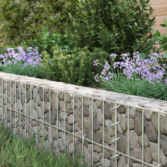 Vidaxl gabion plantenbak verhoogd 1000x100x20 cm gegalvaniseerd staal