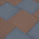 Vidaxl valtegels 6 st 50x50x3 cm rubber grijs