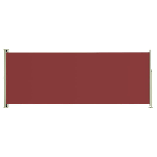 Vidaxl windscherm uittrekbaar 117x300 cm rood