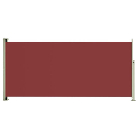 VidaXL Tuinscherm uittrekbaar 140x300 cm rood