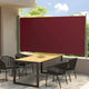 VidaXL Tuinscherm uittrekbaar 160x300 cm rood