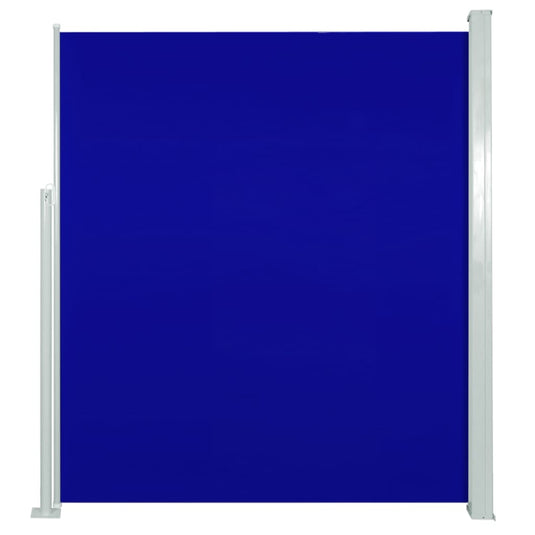 Vidaxl tuinscherm uittrekbaar 160x300 cm blauw