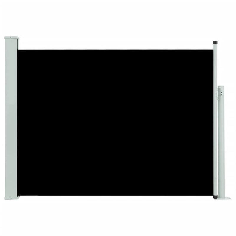 Afbeelding laden in galerijviewer, VidaXL Tuinscherm uittrekbaar 117x500 cm zwart
