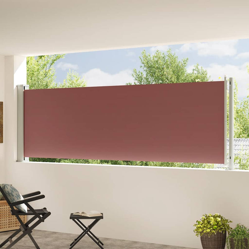 Afbeelding laden in galerijviewer, Vidaxl tuinscherm uittrekbaar 117x600 cm bruin
