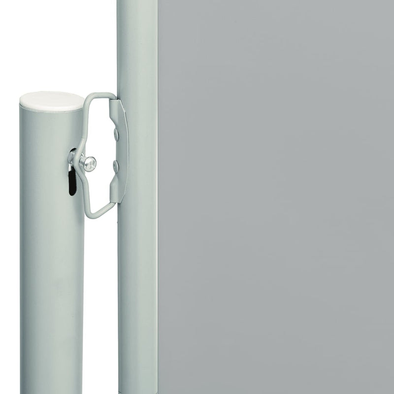 Afbeelding laden in galerijviewer, VidaXL Tuinscherm uittrekbaar 140x600 cm grijs
