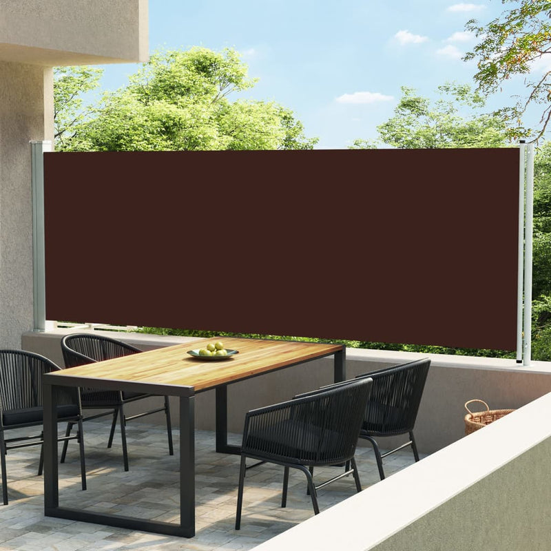 Afbeelding laden in galerijviewer, Vidaxl tuinscherm uittrekbaar 160x600 cm bruin
