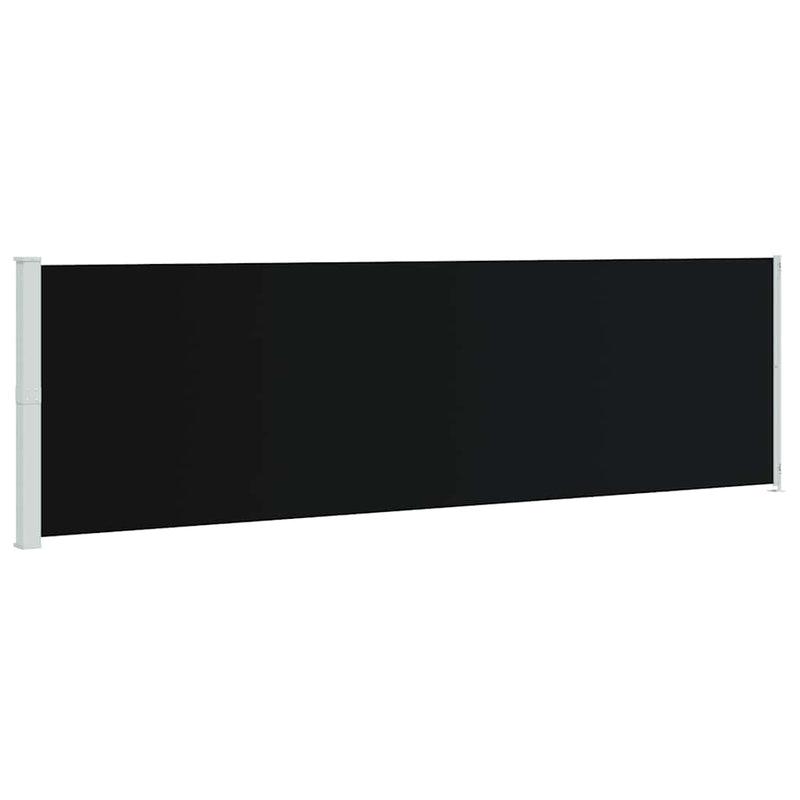 Afbeelding laden in galerijviewer, Vidaxl tuinscherm uittrekbaar 180x600 cm zwart
