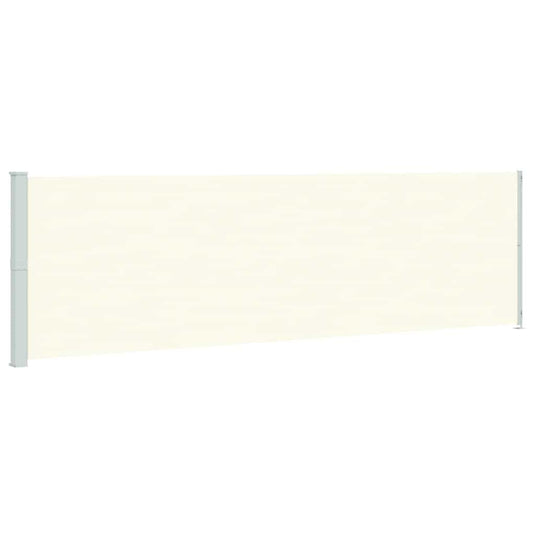 Vidaxl tuinscherm uittrekbaar 180x600 cm crème