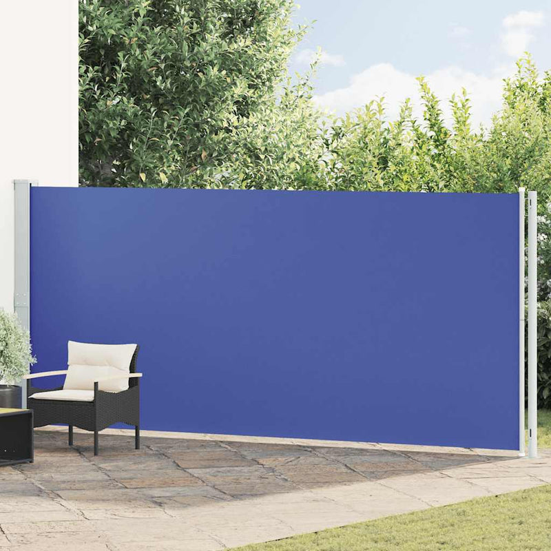 Afbeelding laden in galerijviewer, Vidaxl tuinscherm uittrekbaar 180x600 cm blauw
