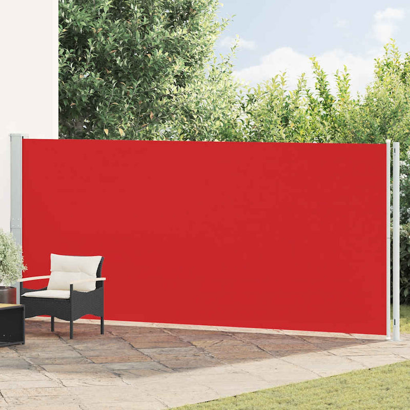 Afbeelding laden in galerijviewer, Vidaxl tuinscherm uittrekbaar 180x600 cm rood
