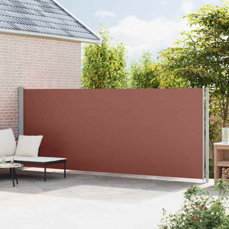 Afbeelding laden in galerijviewer, Vidaxl tuinscherm uittrekbaar 180x600 cm bruin
