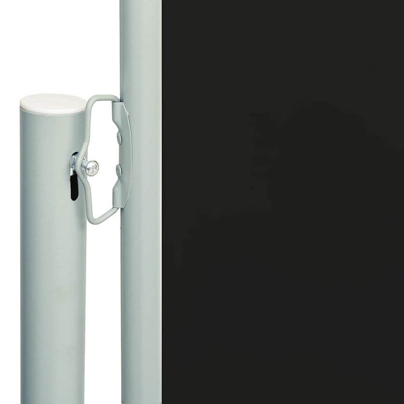 Afbeelding laden in galerijviewer, Vidaxl tuinscherm uittrekbaar 200x600 cm zwart
