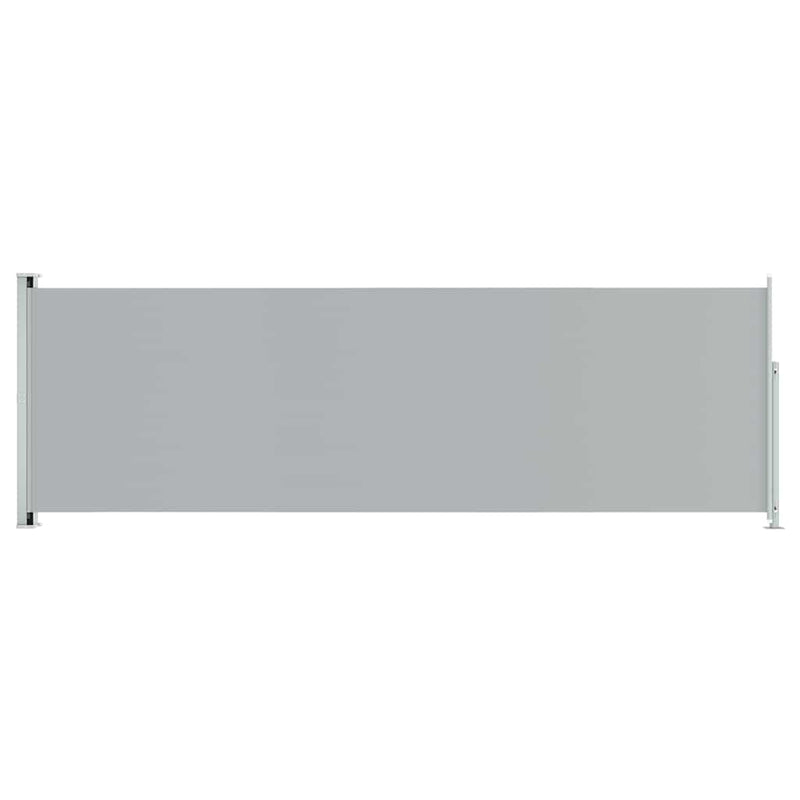 Afbeelding laden in galerijviewer, Vidaxl tuinscherm uittrekbaar 200x600 cm grijs
