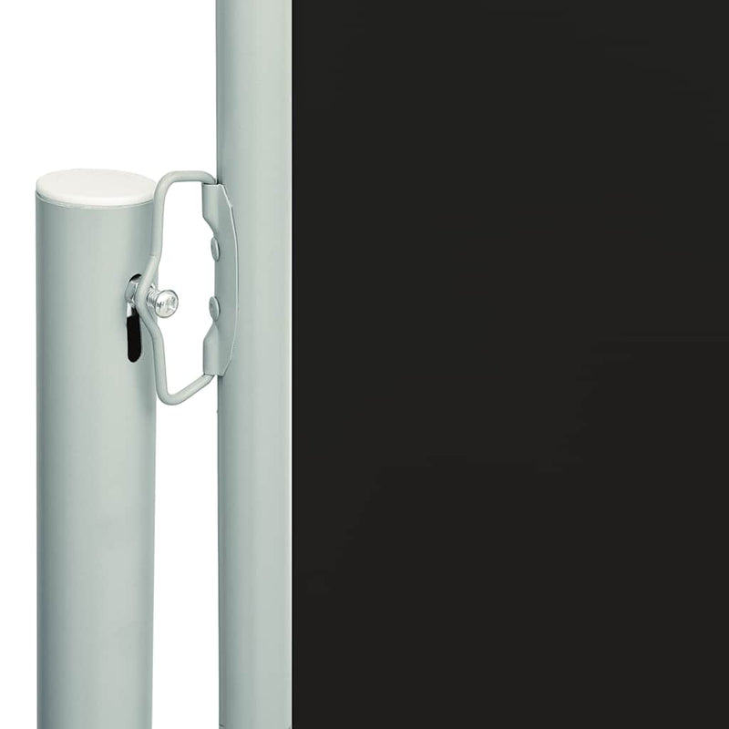 Afbeelding laden in galerijviewer, Vidaxl tuinscherm uittrekbaar 220x600 cm zwart
