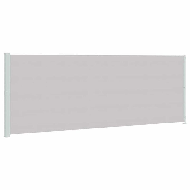 Afbeelding laden in galerijviewer, Vidaxl tuinscherm uittrekbaar 220x600 cm grijs
