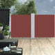 VidaXL Windscherm uittrekbaar 117x600 cm bruin
