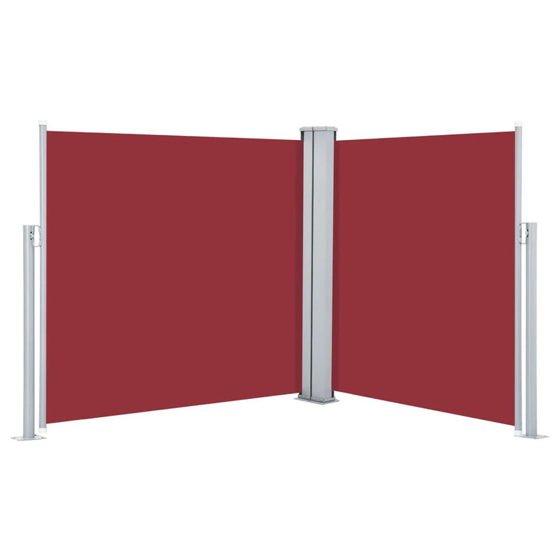 Afbeelding laden in galerijviewer, VidaXL Windscherm uittrekbaar 117x600 cm rood
